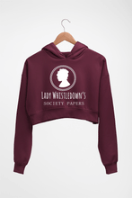 Load image into Gallery viewer, Bridgerton Crop HOODIE FOR WOMEN-Maroon-Ektarfa.online
