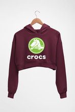 Load image into Gallery viewer, Crocs Crop HOODIE FOR WOMEN-Maroon-Ektarfa.online
