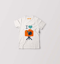 Load image into Gallery viewer, I Love Photography Kids T-Shirt for Boy/Girl-White-Ektarfa.online
