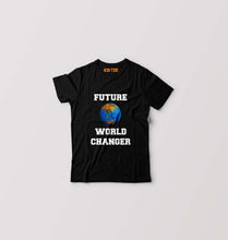 Load image into Gallery viewer, Future World Changer Kids T-Shirt for Boy/Girl-Black-Ektarfa.online
