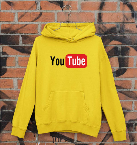YouTube Unisex Hoodie for Men/Women-Mustard Yellow-Ektarfa.online