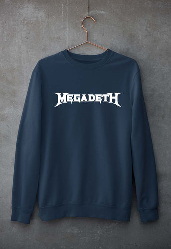 Megadeth Unisex Sweatshirt for Men/Women-Navy Blue-Ektarfa.online