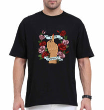 Load image into Gallery viewer, Fuck Patriarchy Oversized T-Shirt for Men-Black-Ektarfa.online
