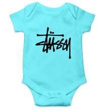 Load image into Gallery viewer, Stussy Kids Romper For Baby Boy/Girl-0-5 Months(18 Inches)-Sky Blue-Ektarfa.online
