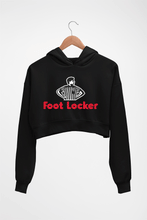 Load image into Gallery viewer, Foot Locker Crop HOODIE FOR WOMEN-Black-Ektarfa.online
