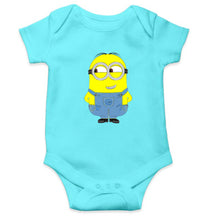 Load image into Gallery viewer, Minion Naughty Kids Romper For Baby Boy/Girl-0-5 Months(18 Inches)-Sky Blue-Ektarfa.online
