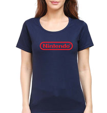 Load image into Gallery viewer, Nintendo T-Shirt for Women-Navy Blue-Ektarfa.online
