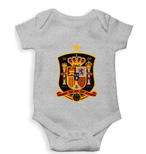 Load image into Gallery viewer, Spain Football Kids Romper For Baby Boy/Girl-Grey-Ektarfa.online
