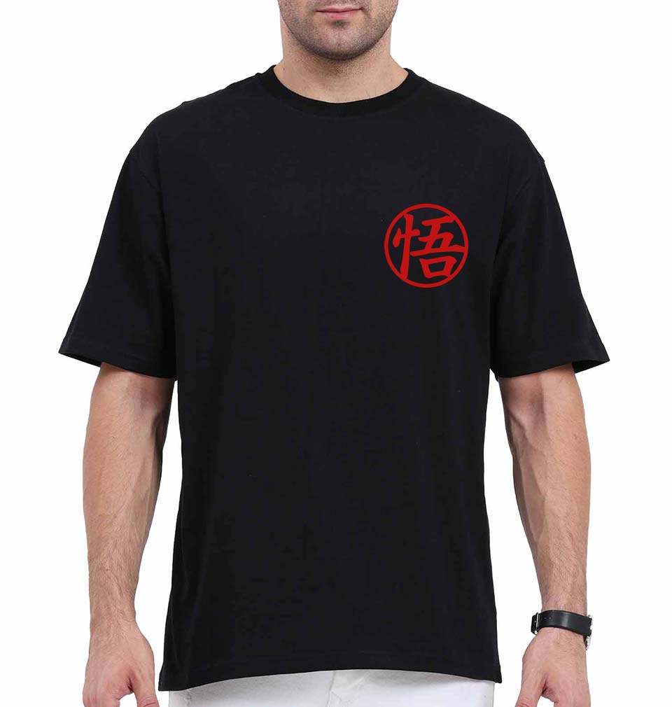 Goku Oversized T-Shirt for Men-Black-Ektarfa.online