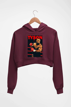 Load image into Gallery viewer, Mike Tyson Crop HOODIE FOR WOMEN-Maroon-Ektarfa.online
