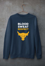 Load image into Gallery viewer, Blood Sweat Respect Gym Unisex Sweatshirt for Men/Women-Navy Blue-Ektarfa.online

