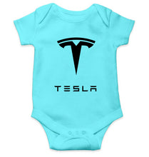 Load image into Gallery viewer, Tesla Kids Romper For Baby Boy/Girl-0-5 Months(18 Inches)-Sky Blue-Ektarfa.online
