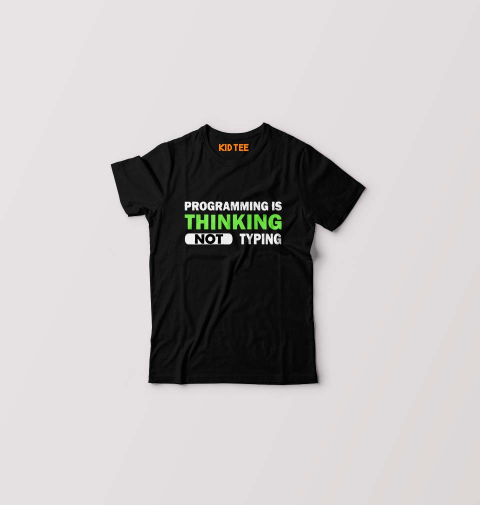 Programmer T-Shirt for Boy/Girl-Black-Ektarfa.online