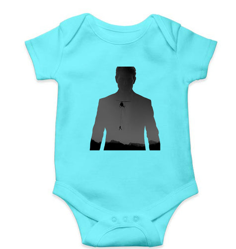 Mission Impossible (MI) Tom Cruise Kids Romper For Baby Boy/Girl-Sky Blue-Ektarfa.online