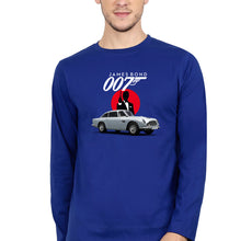 Load image into Gallery viewer, James Bond (007) Full Sleeves T-Shirt for Men-Royal Blue-Ektarfa.online
