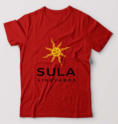 sula-vineyards T-Shirt for Men-Red-Ektarfa.online