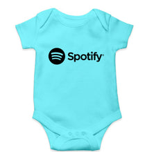 Load image into Gallery viewer, Spotify Kids Romper For Baby Boy/Girl-0-5 Months(18 Inches)-Sky Blue-Ektarfa.online
