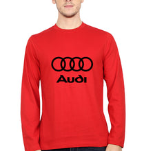 Load image into Gallery viewer, Audi Full Sleeves T-Shirt for Men-Red-Ektarfa.online
