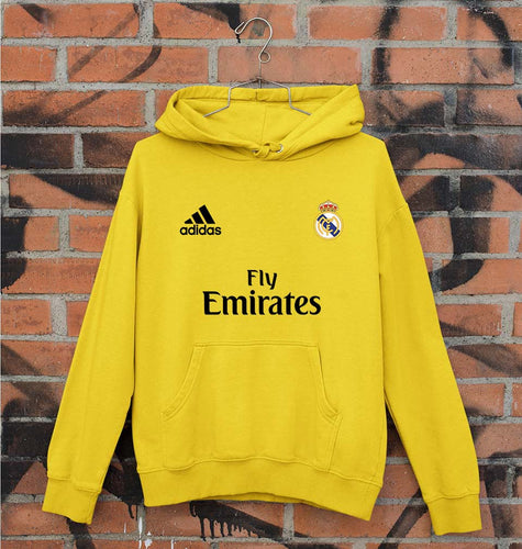 Real Madrid Unisex Hoodie for Men/Women-Mustard Yellow-Ektarfa.online