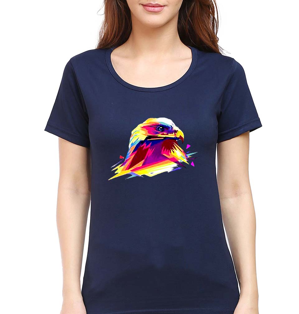 Dog T-Shirt for Women-Navy Blue-Ektarfa.online