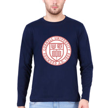 Load image into Gallery viewer, Cornell University Full Sleeves T-Shirt for Men-Navy Blue-Ektarfa.online
