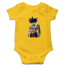 Load image into Gallery viewer, Goku Kids Romper Kids Romper For Baby Boy/Girl-0-5 Months(18 Inches)-Yellow-Ektarfa.online
