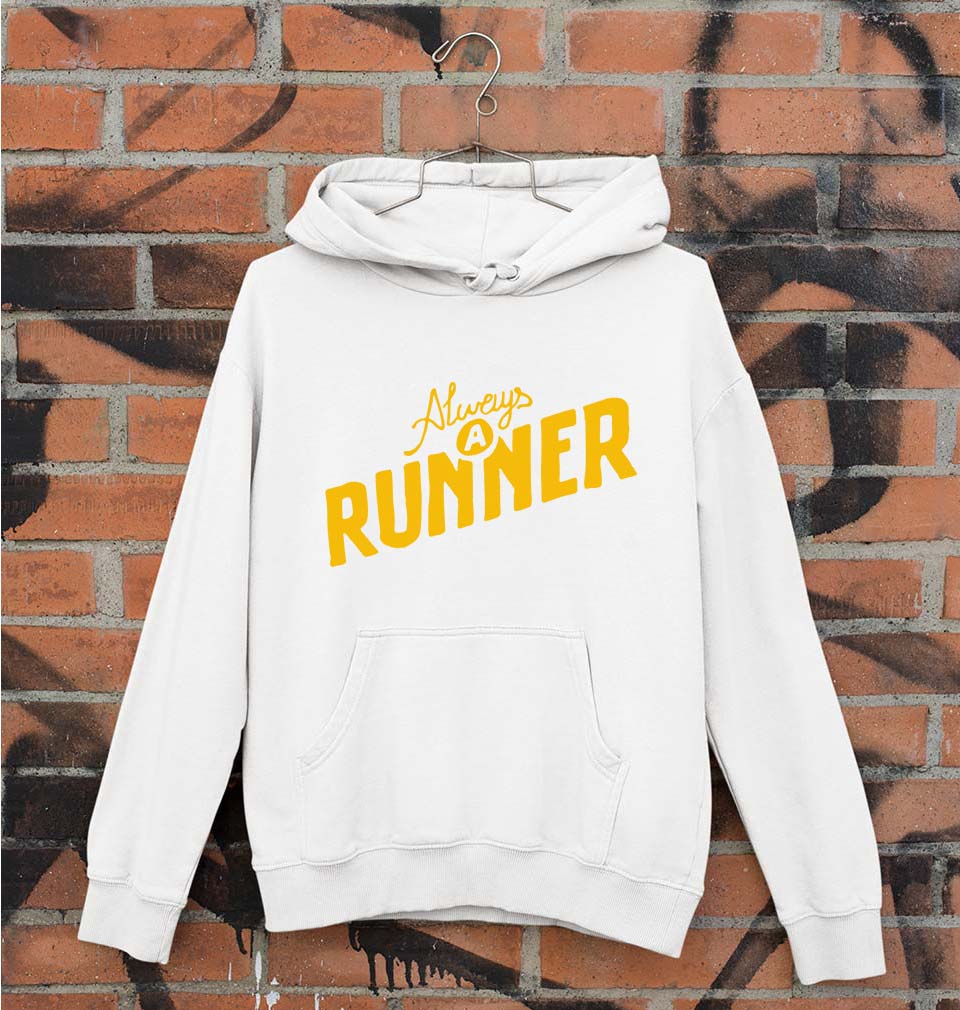 Runner Running Unisex Hoodie for Men/Women-White-Ektarfa.online
