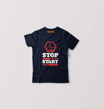 Load image into Gallery viewer, Gym Kids T-Shirt for Boy/Girl-Navy Blue-Ektarfa.online
