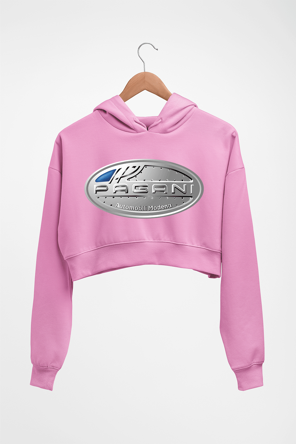 Pagani Crop HOODIE FOR WOMEN-Light Baby Pink-Ektarfa.online