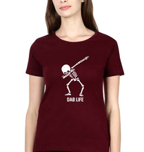 Load image into Gallery viewer, Dab Life T-Shirt for Women-Maroon-Ektarfa.online
