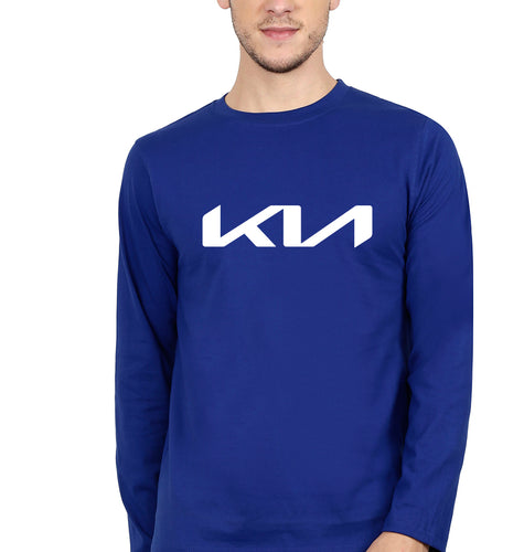 Kia Full Sleeves T-Shirt for Men-Royal Blue-Ektarfa.online