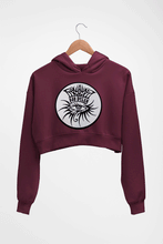 Load image into Gallery viewer, Bob Dylan Crop HOODIE FOR WOMEN-Maroon-Ektarfa.online
