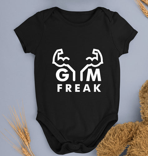 Gym Kids Romper For Baby Boy/Girl-Black-Ektarfa.online