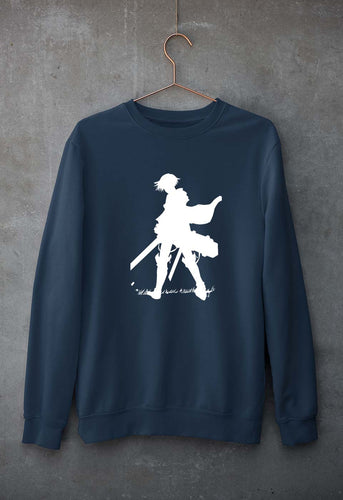 Attack on Titan Unisex Sweatshirt for Men/Women-Navy Blue-Ektarfa.online