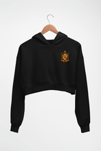 Load image into Gallery viewer, Spain Football Crop HOODIE FOR WOMEN-Black-Ektarfa.online
