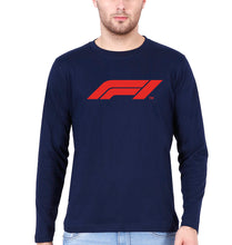 Load image into Gallery viewer, Formula 1(F1) Full Sleeves T-Shirt for Men-Navy Blue-Ektarfa.online
