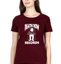 Load image into Gallery viewer, Death Row Records T-Shirt for Women-Maroon-Ektarfa.online
