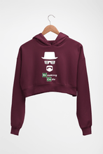 Load image into Gallery viewer, Geek Coder Crop HOODIE FOR WOMEN-Maroon-Ektarfa.online
