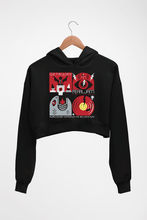 Load image into Gallery viewer, Pearl Jam Crop HOODIE FOR WOMEN-Black-Ektarfa.online
