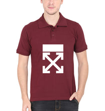 Load image into Gallery viewer, Off-white Polo T-Shirt for Men-Maroon-Ektarfa.online

