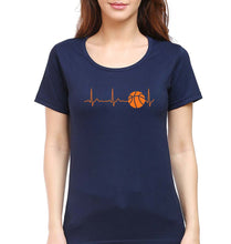 Load image into Gallery viewer, NBA Basketball T-Shirt for Women-Navy Blue-Ektarfa.online
