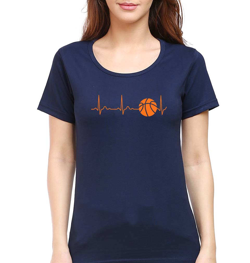 NBA Basketball T-Shirt for Women-Navy Blue-Ektarfa.online