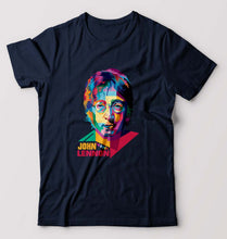 Load image into Gallery viewer, John Lennon T-Shirt for Men-Navy Blue-Ektarfa.online
