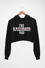 Load image into Gallery viewer, The Kashmir Files Crop HOODIE FOR WOMEN-Black-Ektarfa.online

