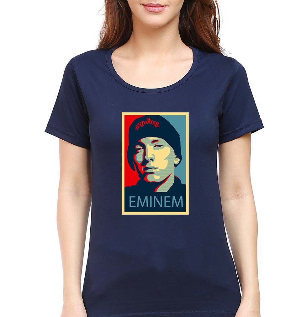 EMINEM T-Shirt for Women-Navy Blue-Ektarfa.online