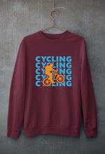 Load image into Gallery viewer, Cycling Unisex Sweatshirt for Men/Women-Maroon-Ektarfa.online
