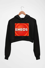 Load image into Gallery viewer, Eneos Crop HOODIE FOR WOMEN-Black-Ektarfa.online
