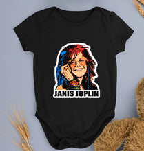 Load image into Gallery viewer, Janis Joplin Kids Romper For Baby Boy/Girl-Black-Ektarfa.online
