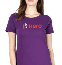 Load image into Gallery viewer, Hero MotoCorp T-Shirt for Women-Purple-Ektarfa.online
