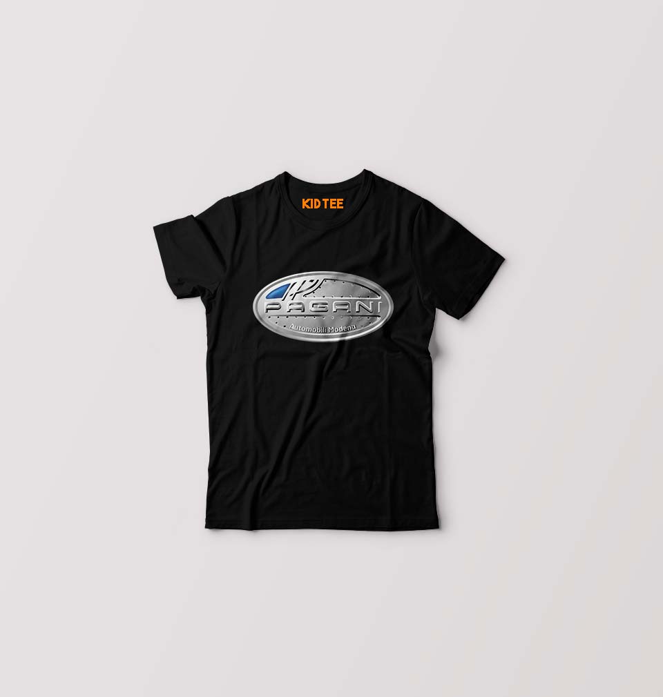 Pagani Kids T-Shirt for Boy/Girl-Black-Ektarfa.online